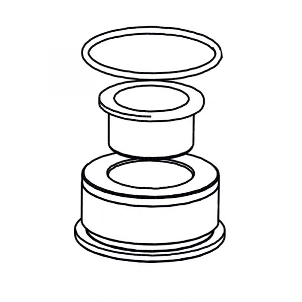 Ensemble Douille butée vérin FAAC (Réf - 3907495)