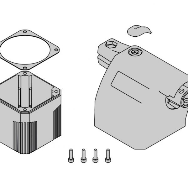 Corps gauche FAAC 412 (Réf